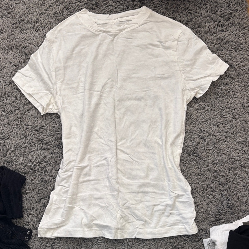 A New Day Classic White Women's Short-Sleeve Tee